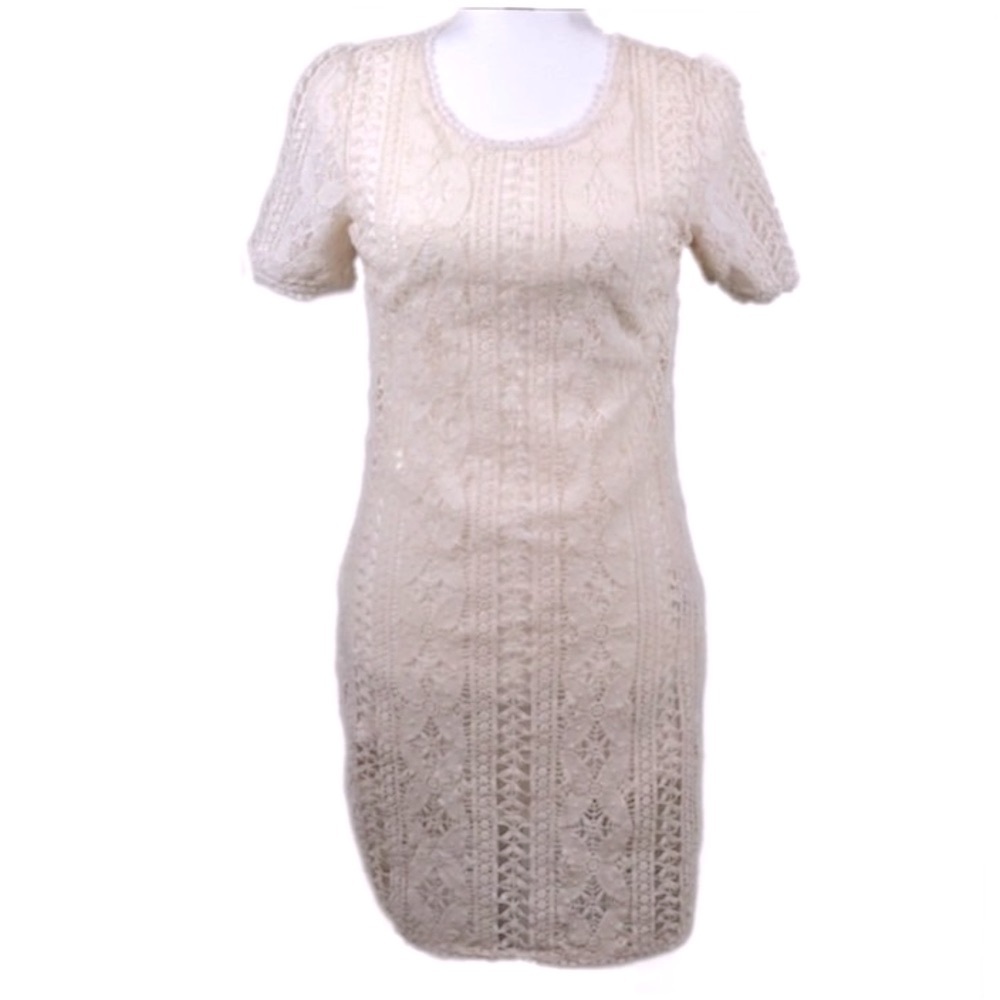 DARLING Crocheted Lace Midi Dress size XS